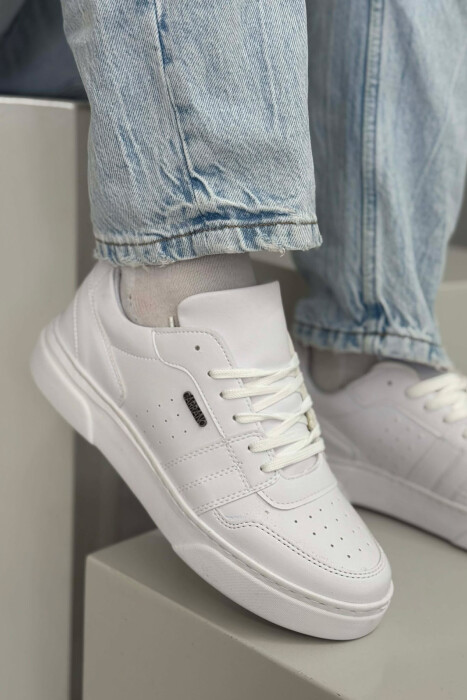SIMPLE MEN SNEAKERS WHITE-E BARDHE - 3