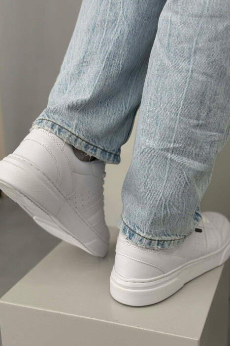 SIMPLE MEN SNEAKERS WHITE-E BARDHE - 4