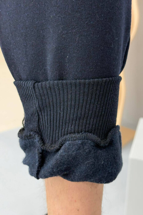 ONE COLOR SIMPLE MEN SWEATPANTS BLUE/BLU - 2