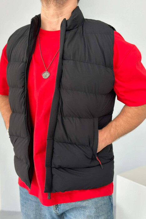 JELEK I THJESHTË NJË NGJYRËSH PËR MESHKUJ NË NGJYRËN E ZEZË - KLAUDIO FASHION