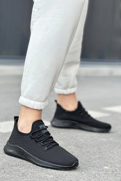 SIMPLE ONE COLOR WOMAN SNEAKERS BLACK/ E ZEZE 