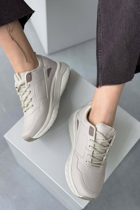 SIMPLE PLATFORM WOMEN SNEAKERS BEIGE/BEZHE - 2