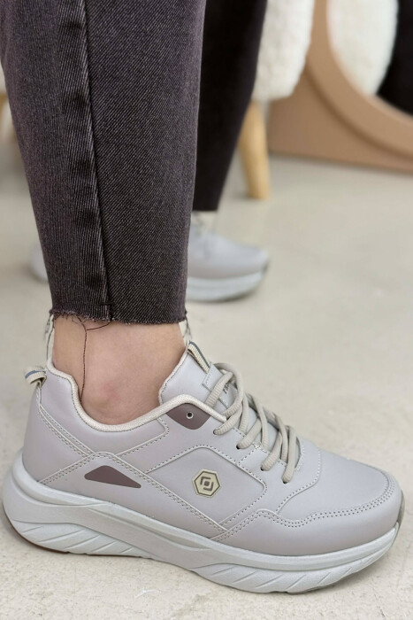 SIMPLE PLATFORM WOMEN SNEAKERS BEIGE/BEZHE - 3