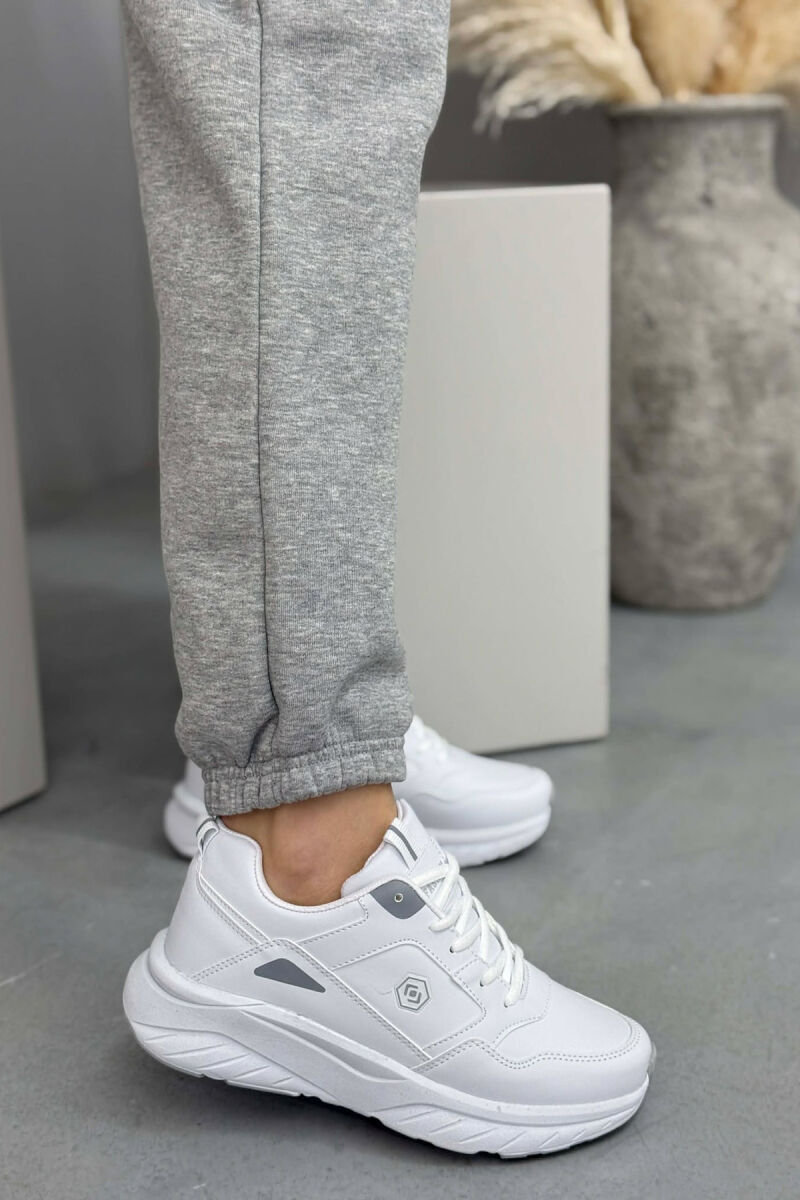 SIMPLE PLATFORM WOMEN SNEAKERS WHITE-E BARDHE - 1