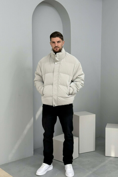 SIMPLE SHORT MEN PUFFER JACKET GREY/GRI - 6