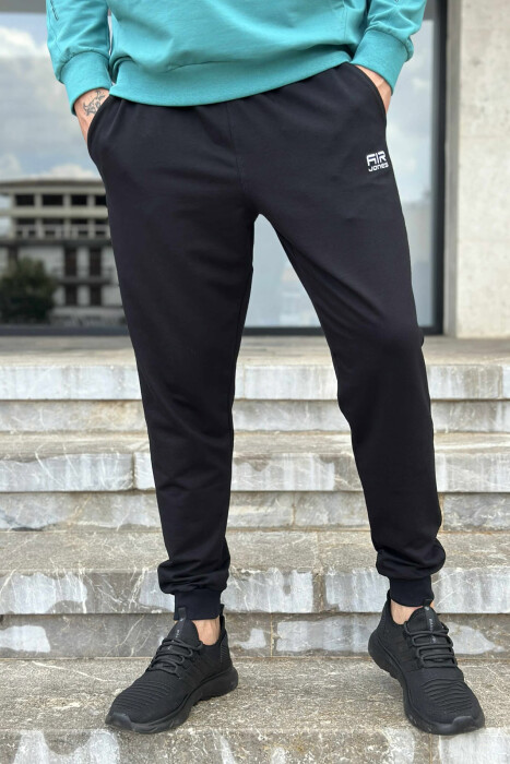 SIMPLE SWEATSHIRT+SWEATPANTS MEN SET BLUE STONE/GK - 3