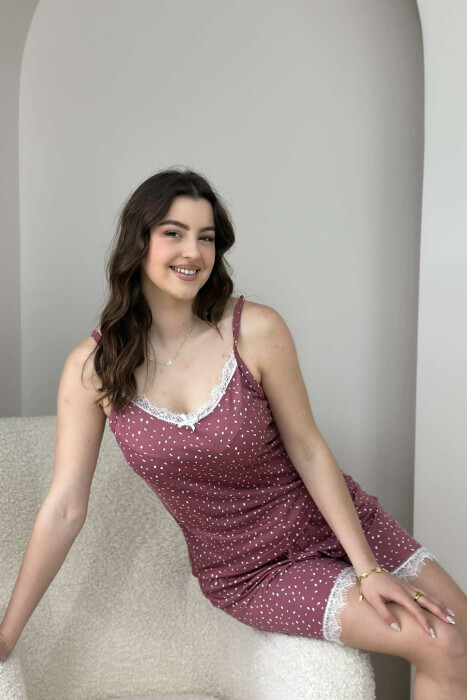 SIMPLE TANK TOP+SHORTS WOMEN PYJAMAS VINEGAR/UTHULL - 2