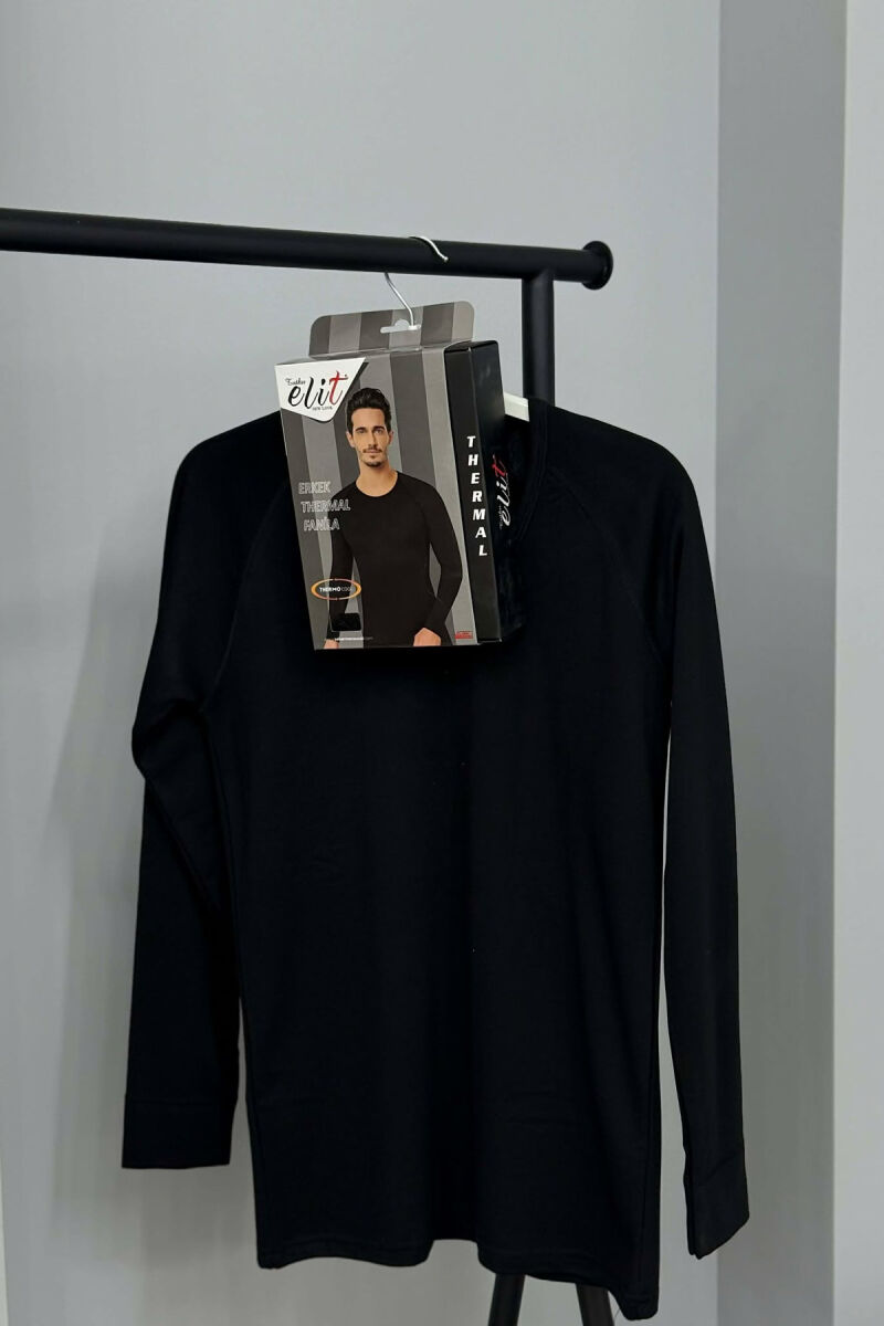 SIMPLE THERMAL BLOUSE MEN BLACK/ E ZEZE - 5