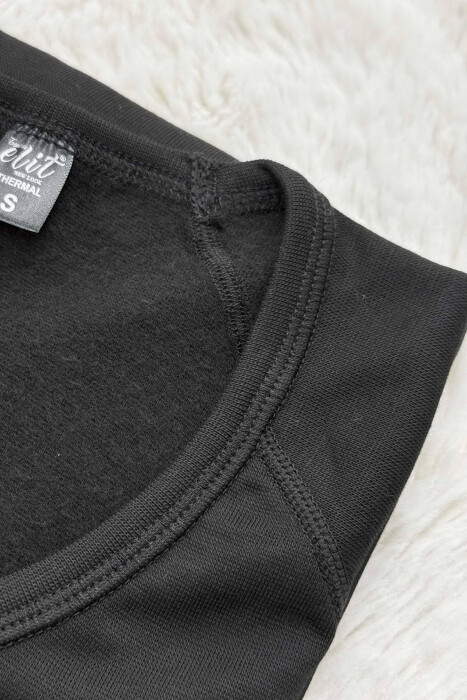 SIMPLE THERMAL BLOUSE MEN BLACK/ E ZEZE - 3