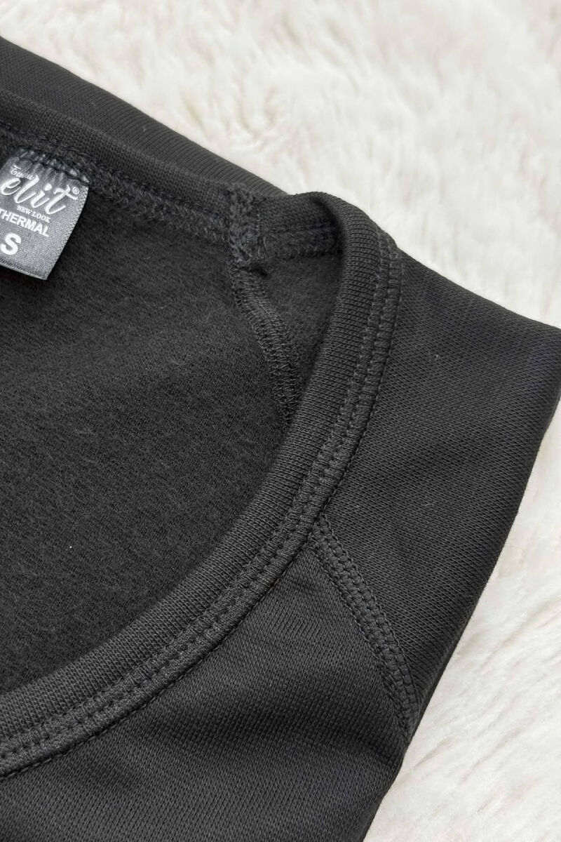 SIMPLE THERMAL BLOUSE MEN BLACK/ E ZEZE - 3