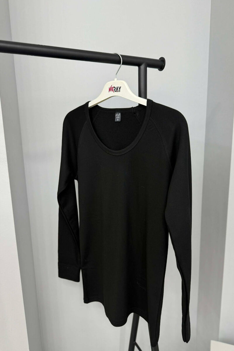 SIMPLE THERMAL BLOUSE MEN BLACK/ E ZEZE - 6