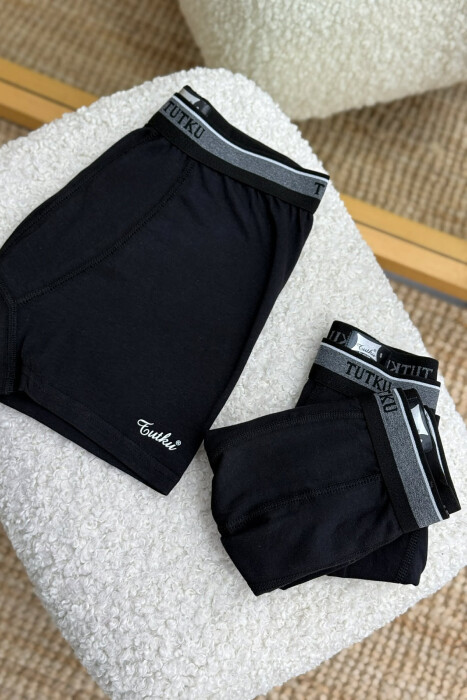 SIMPLE THREE PIECES MEN BOXES BLACK/ E ZEZE - 3