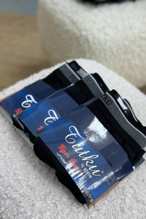 SIMPLE THREE PIECES MEN BOXES BLACK/ E ZEZE - 