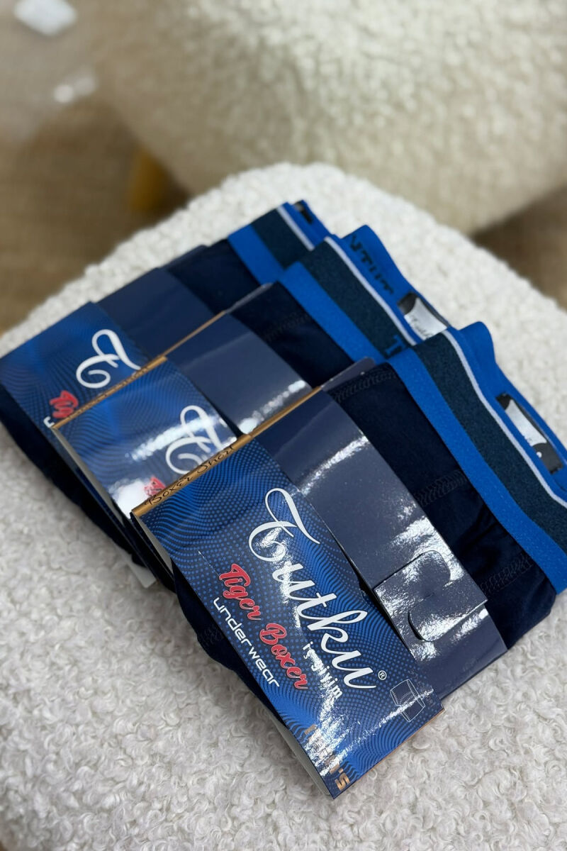 SIMPLE THREE PIECES MEN BOXES BLUE/BLU - 1