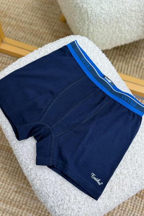 SIMPLE THREE PIECES MEN BOXES BLUE/BLU - 4