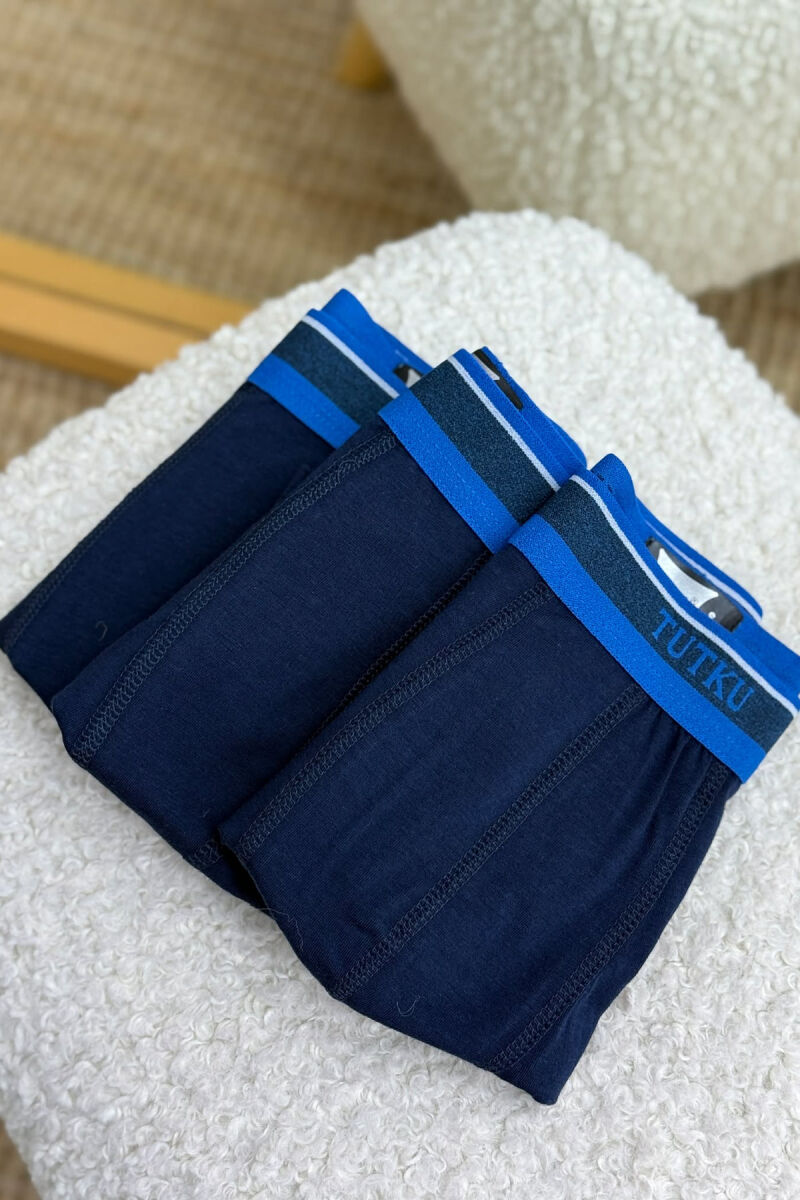 SIMPLE THREE PIECES MEN BOXES BLUE/BLU - 2