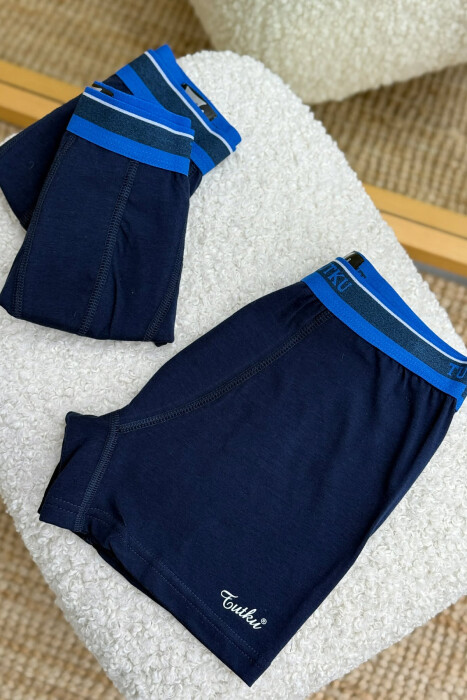 SIMPLE THREE PIECES MEN BOXES BLUE/BLU - 3