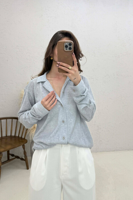 SIMPLE WOMAN SHIRT GREY/GRI - 2