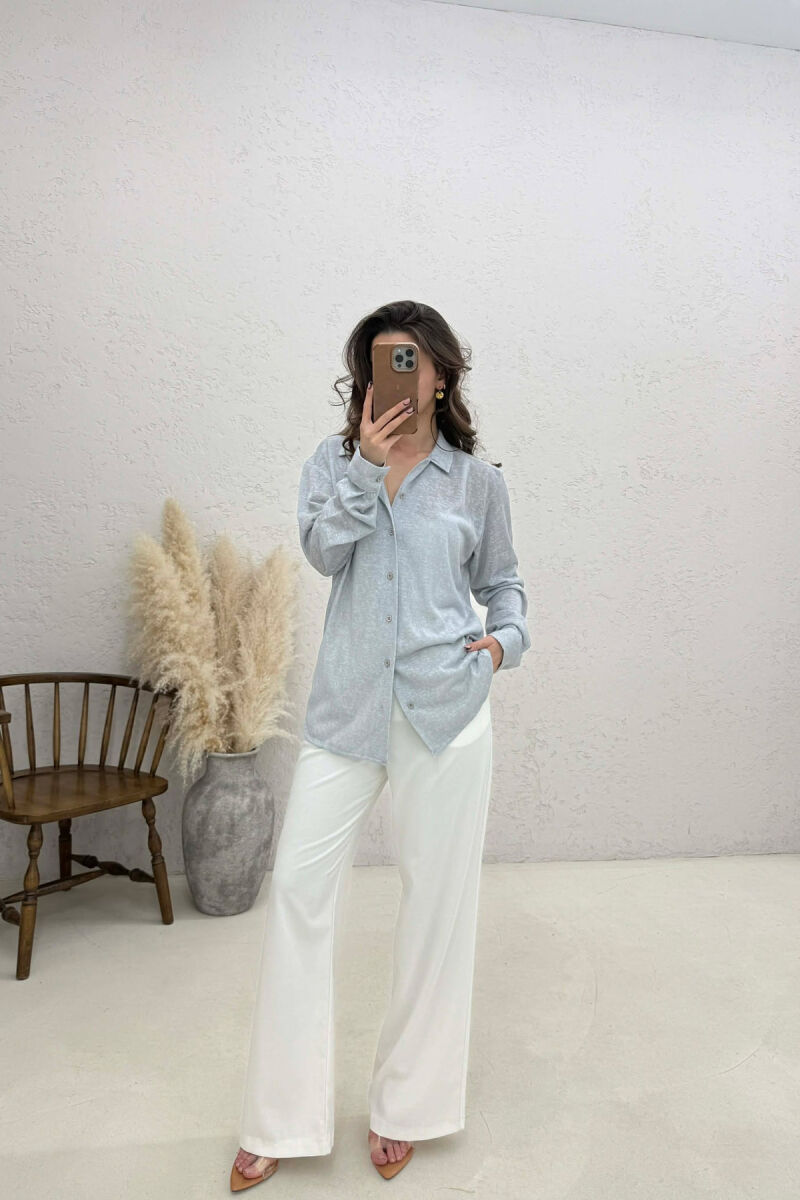 SIMPLE WOMAN SHIRT GREY/GRI - 3