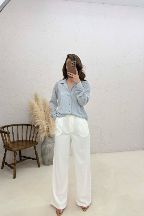 SIMPLE WOMAN SHIRT GREY/GRI - 4