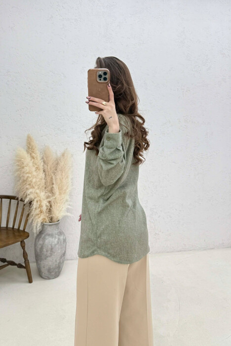 SIMPLE WOMAN SHIRT MINT/MENTE - 4