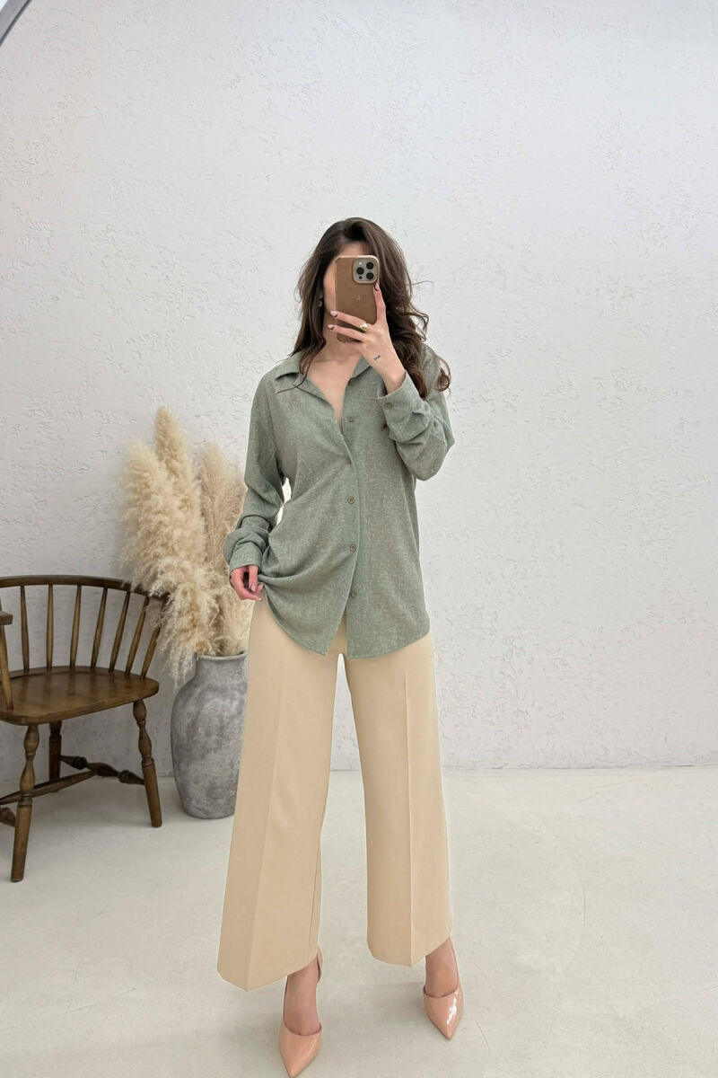 SIMPLE WOMAN SHIRT MINT/MENTE - 6