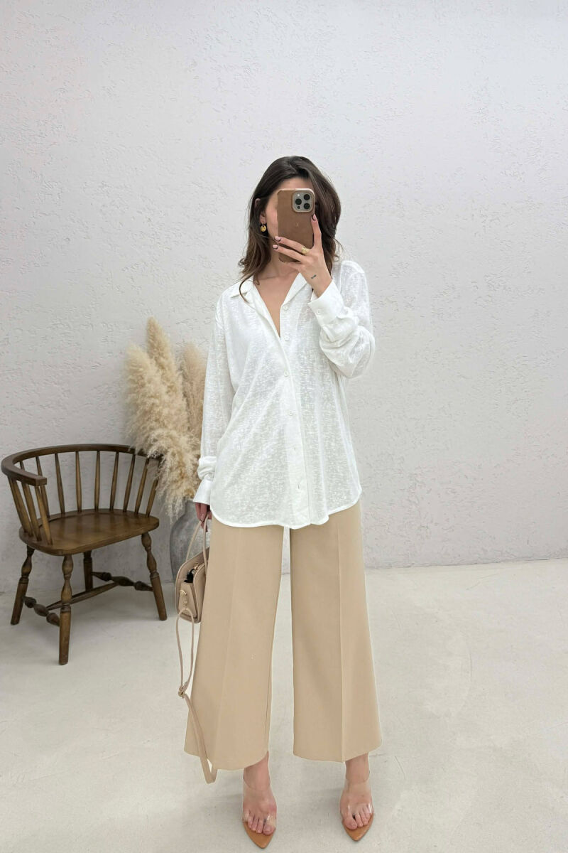 SIMPLE WOMAN SHIRT WHITE-E BARDHE - 3