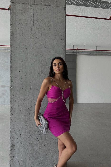 SPARKLE STONES WOMAN STRAPS PURPLE/LEJLA - 2