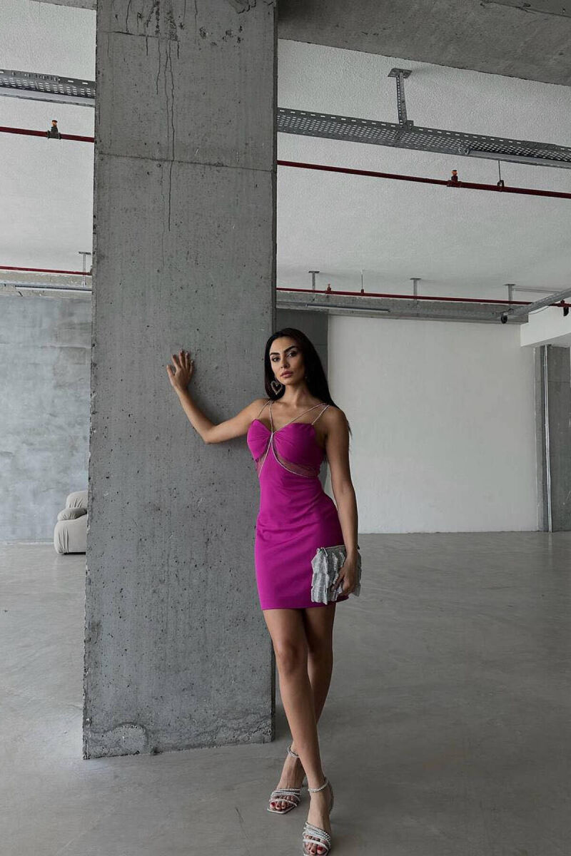 SPARKLE STONES WOMAN STRAPS PURPLE/LEJLA - 3