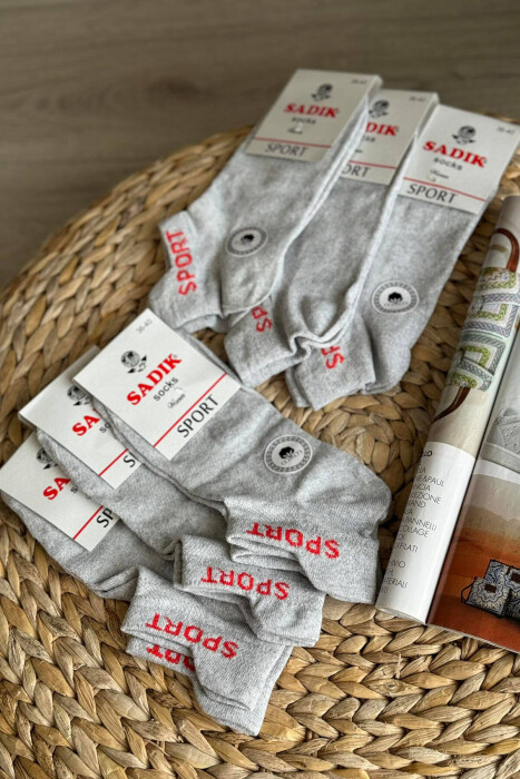 SPORT SIMPLE WOMAN ANKLE SOCKS GREY/GRI 