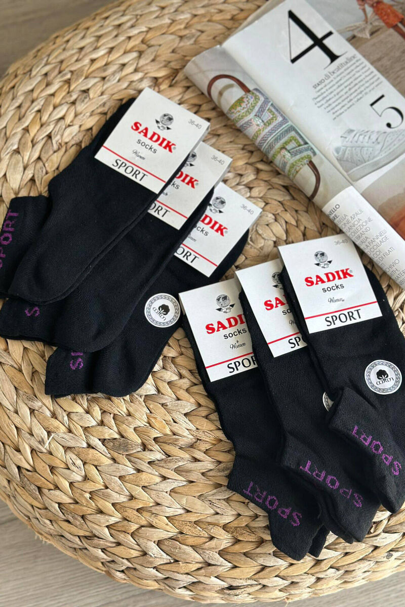 SPORT SIMPLE WOMAN ANKLE SOCKS PURPLE/LEJLA - 1