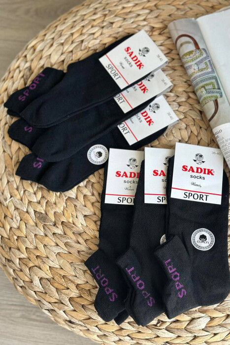 SPORT SIMPLE WOMAN ANKLE SOCKS PURPLE/LEJLA - 2