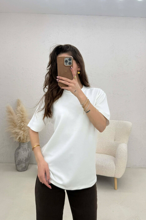 T-SHIRT I THJESHTE PER FEMRA NE NGJYRE TE BARDHE - 3