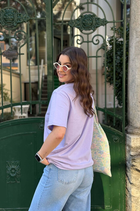 T-SHIRT I THJESHTE PER FEMRA NE NGJYRE LEJLA TE ZBARDHUR + 6 PALE ÇORAPE DHURATE - 4