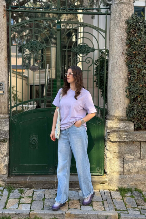 T-SHIRT I THJESHTE PER FEMRA NE NGJYRE LEJLA TE ZBARDHUR + 6 PALE ÇORAPE DHURATE - 5