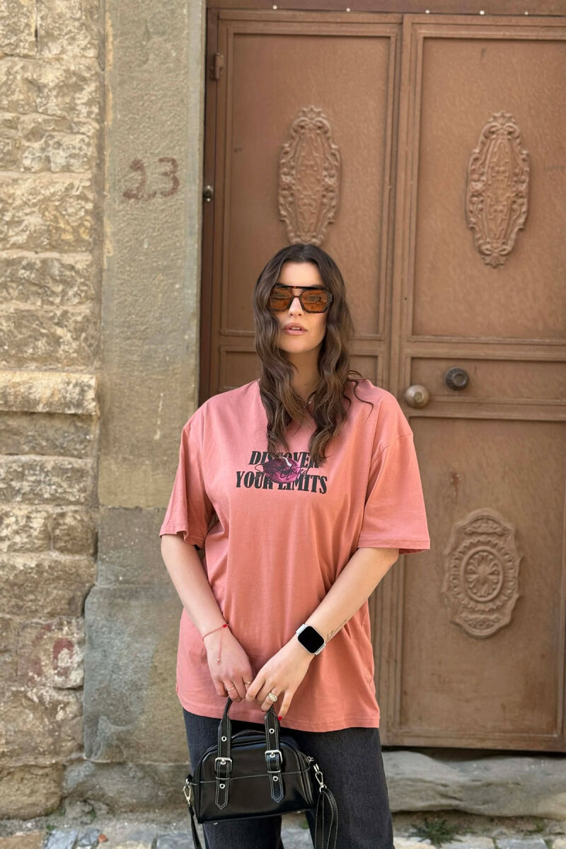 T-SHIRT I THJESHTE PER FEMRA NE NGJYRE PUDER + 6 PALE ÇORAPE DHURATE - 3