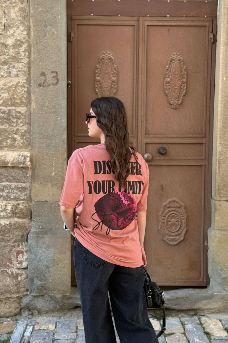 T-SHIRT I THJESHTE PER FEMRA NE NGJYRE PUDER + 6 PALE ÇORAPE DHURATE - 5