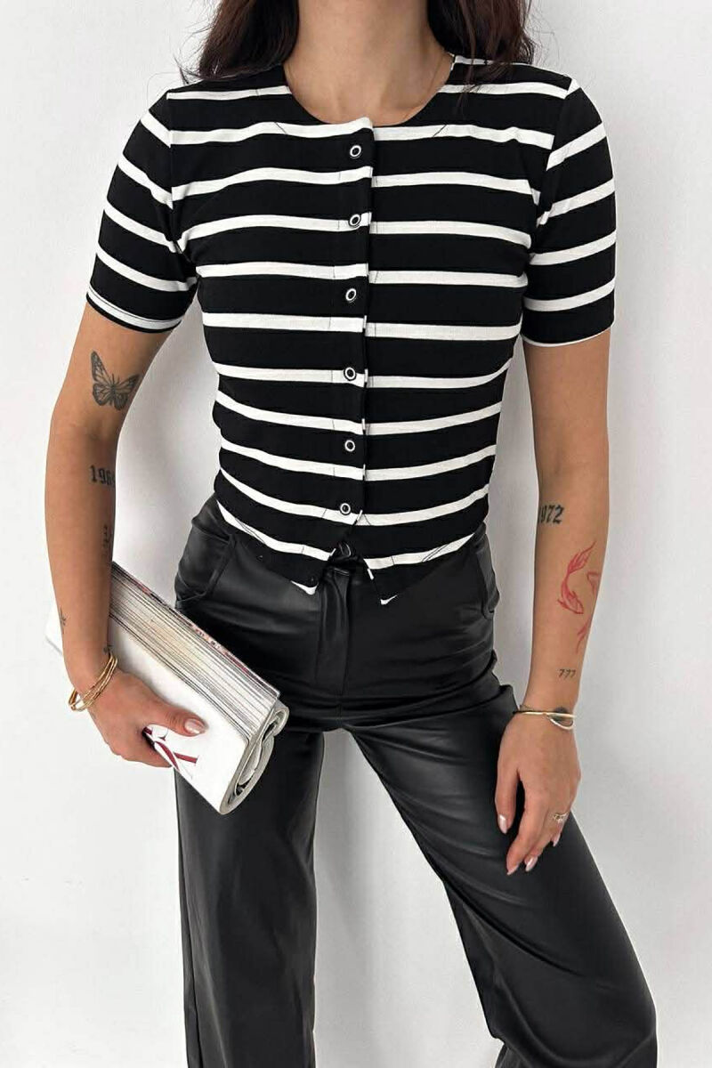 T-SHIRT ME DIZJAN VIJASH PER FEMRA NE NGJYRE TE ZEZE - 4