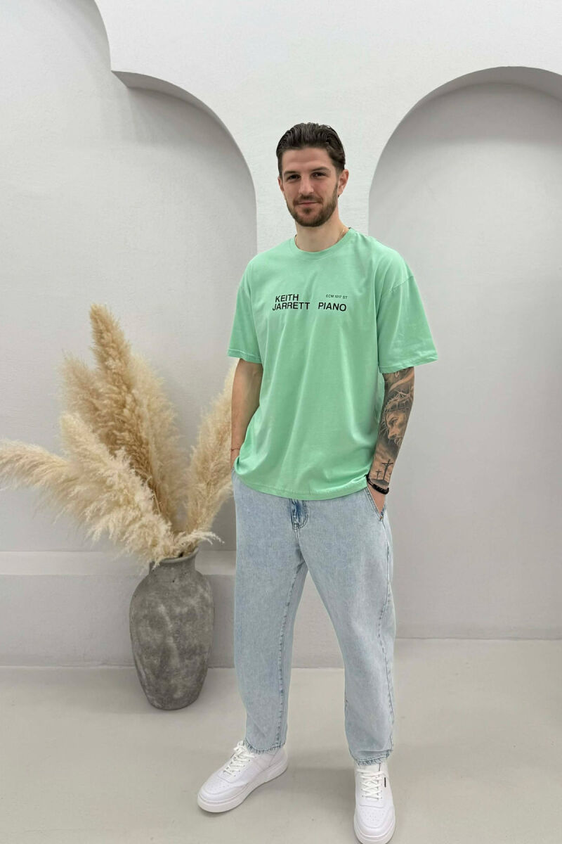 T-SHIRT ME IMAZH PARA & PAS PER MSHKUJ NE NGJYRE MENTE - 2