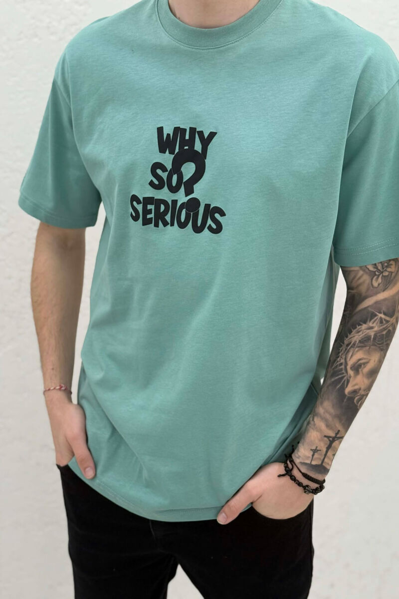 T-SHIRT ME SHKRIME & IMAZH PER MESHKUJ NE NGJYRE MENTE - 2