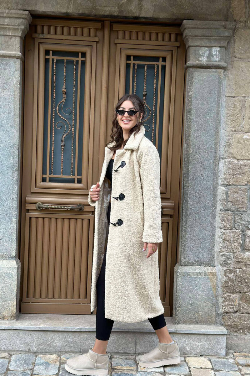 TEDDY BEAR WOMEN COAT BEIGE/BEZHE - 4