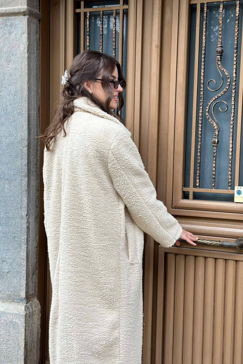 TEDDY BEAR WOMEN COAT BEIGE/BEZHE - 6