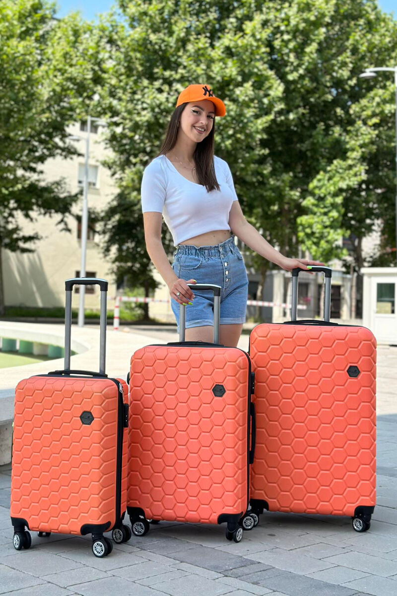 THREE LUGGAGES SET ORANGE/PORTOKALLI - 2