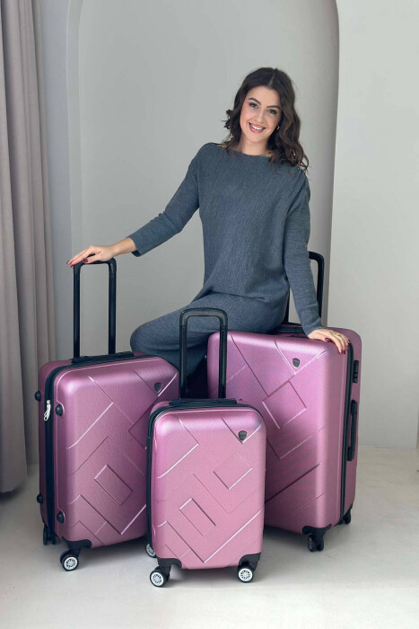 THREE PIECES LUGGAGE SET VINEGAR/UTHULL - KLAUDIO FASHION