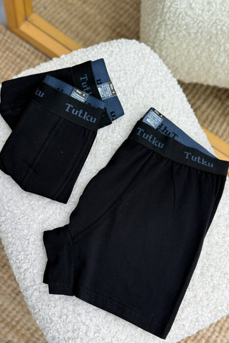 THREE PIECES SIMPLE MEN BOXES BLACK/ E ZEZE - 3