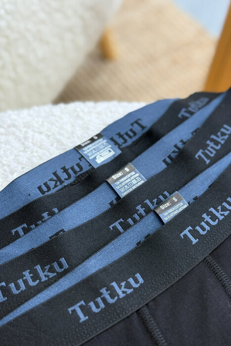 THREE PIECES SIMPLE MEN BOXES BLACK/ E ZEZE - 5