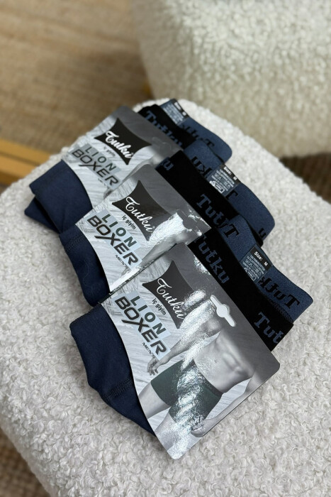 THREE PIECES SIMPLE MEN BOXES DARK GREY/GEE 