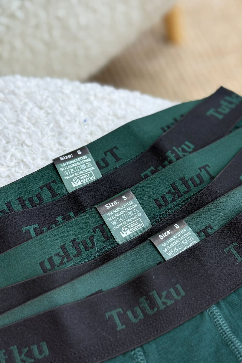 THREE PIECES SIMPLE MEN BOXES GREEN/JESHILE - 6