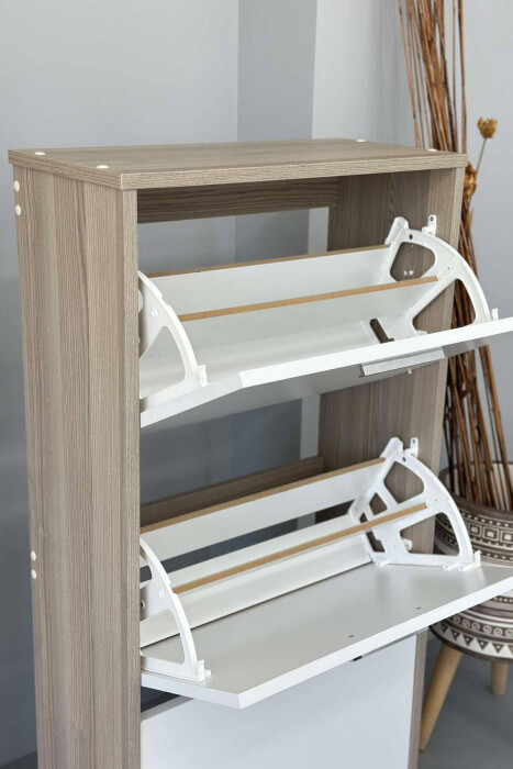 THREE TIER SHOE SHELF BEIGE/BEZHE - 7