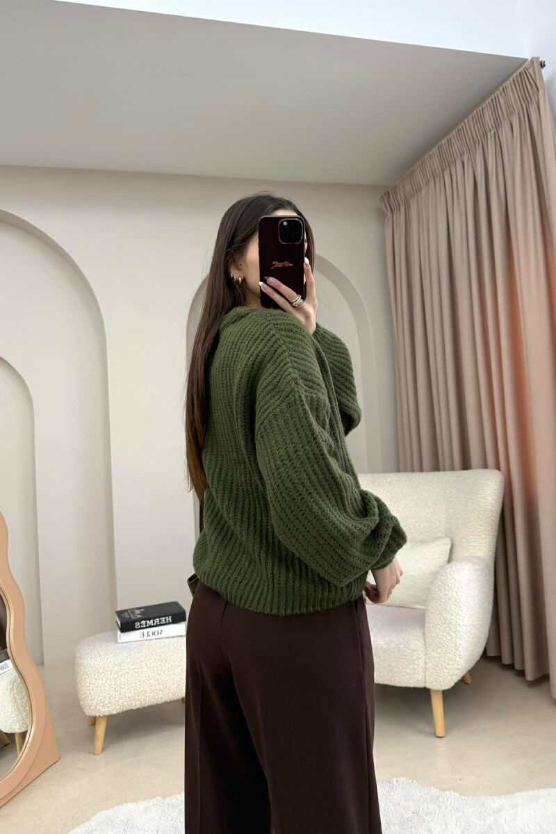 TRIKO E THJESHTE ME VIJA PER FEMRA NE NGJYRE JESHILE - 2